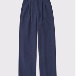 Abercrombie Curve Love Sloan Trouser - Navy (Size 30/10)